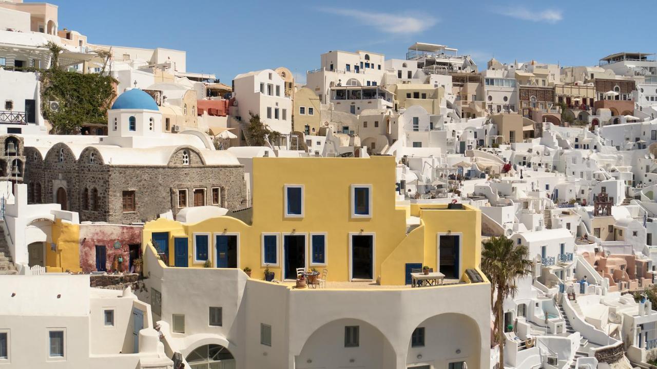 Ilivatos - Elegant Villa On The Caldera'S Edge Oia  Ngoại thất bức ảnh