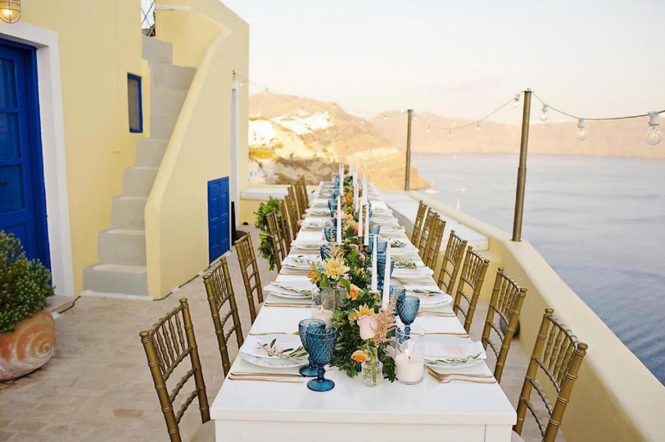 Ilivatos - Elegant Villa On The Caldera'S Edge Oia  Ngoại thất bức ảnh