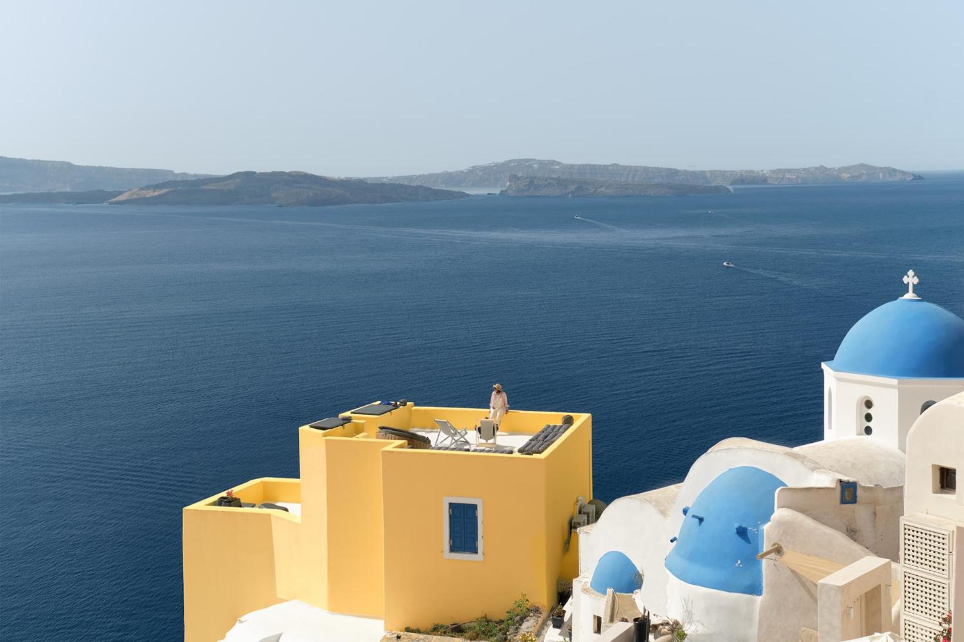 Ilivatos - Elegant Villa On The Caldera'S Edge Oia  Ngoại thất bức ảnh