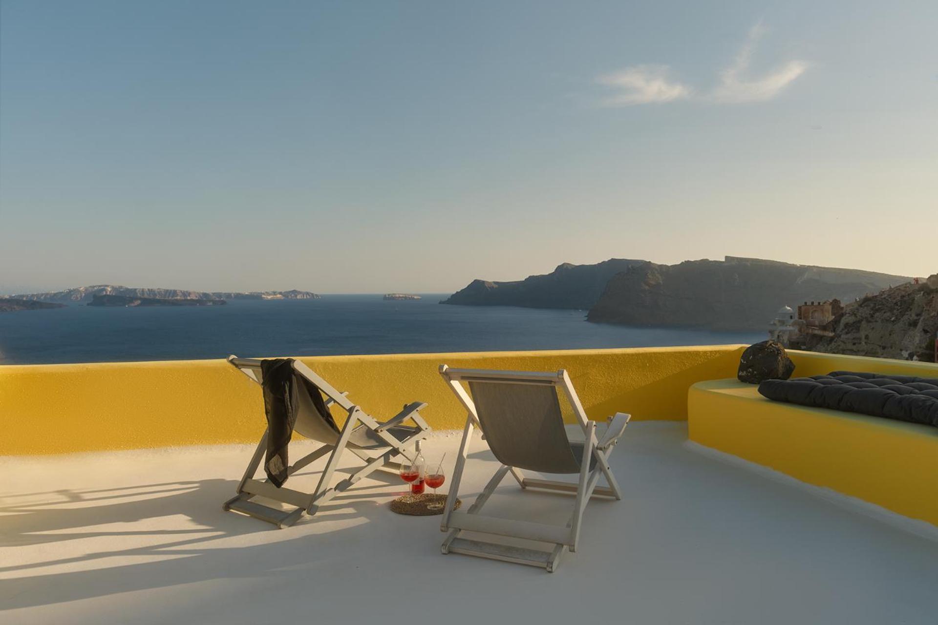 Ilivatos - Elegant Villa On The Caldera'S Edge Oia  Ngoại thất bức ảnh