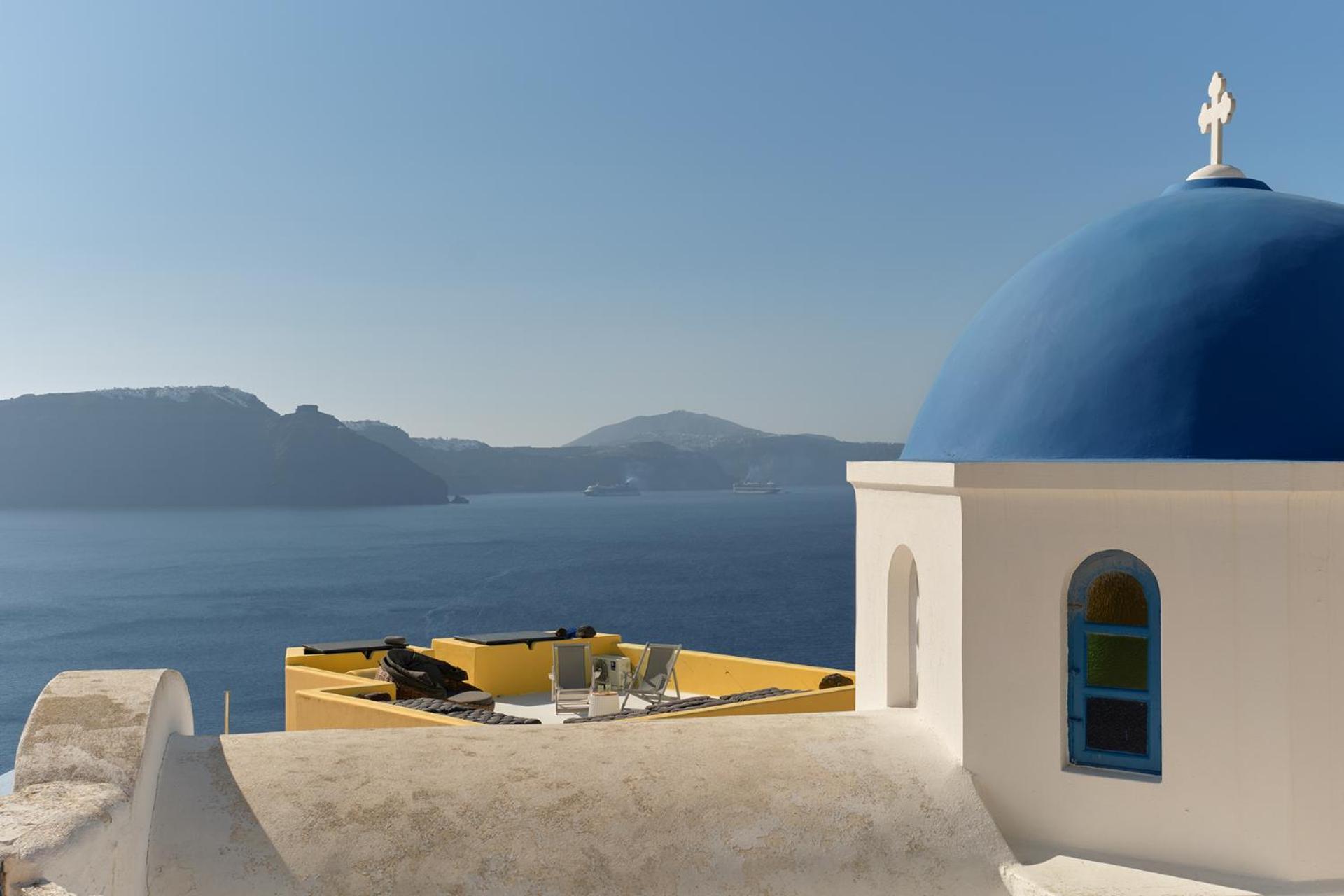 Ilivatos - Elegant Villa On The Caldera'S Edge Oia  Ngoại thất bức ảnh