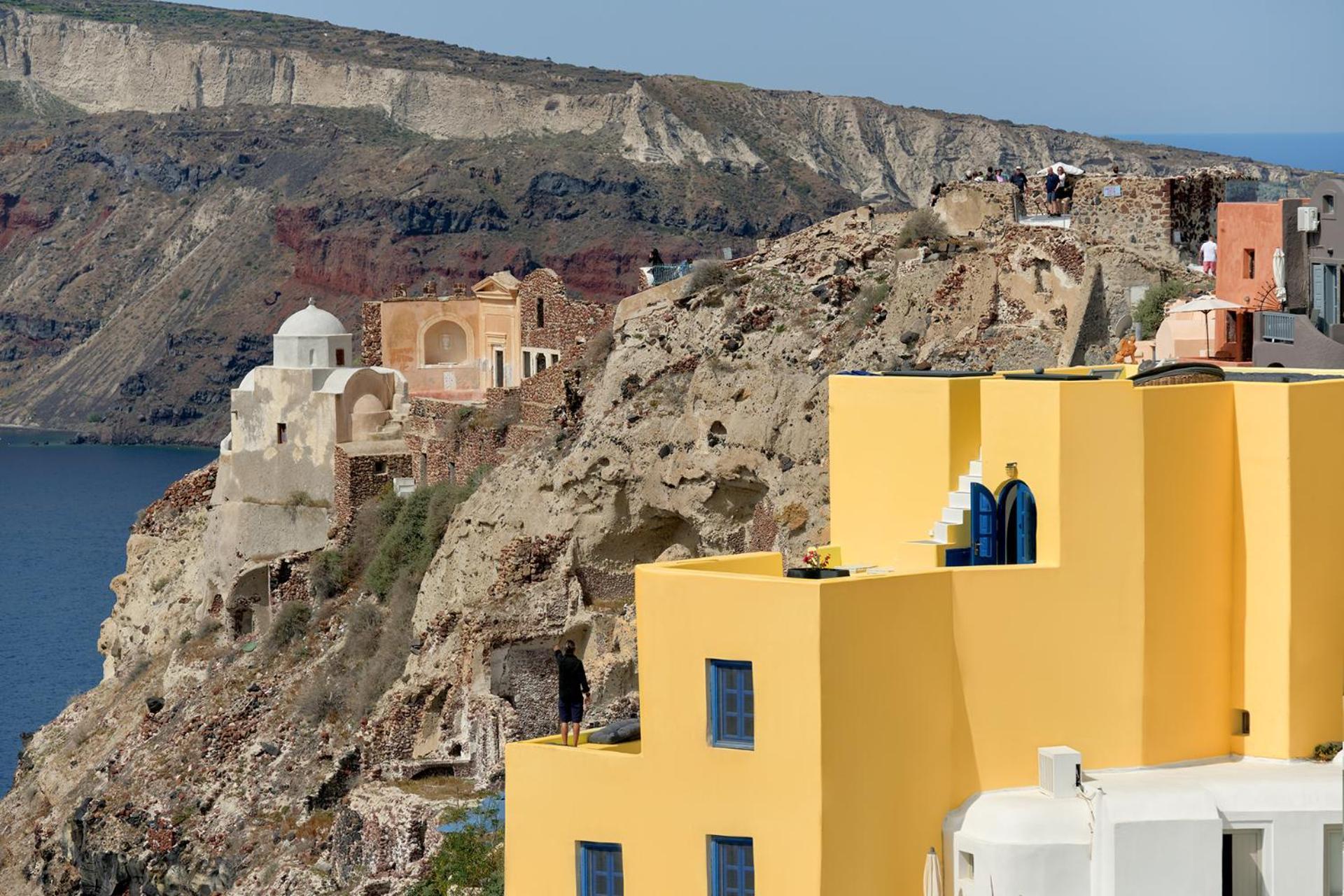 Ilivatos - Elegant Villa On The Caldera'S Edge Oia  Ngoại thất bức ảnh