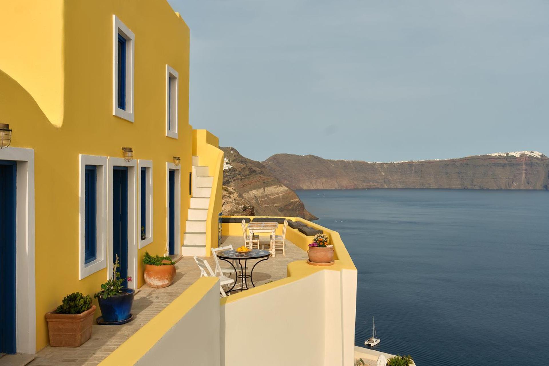 Ilivatos - Elegant Villa On The Caldera'S Edge Oia  Ngoại thất bức ảnh