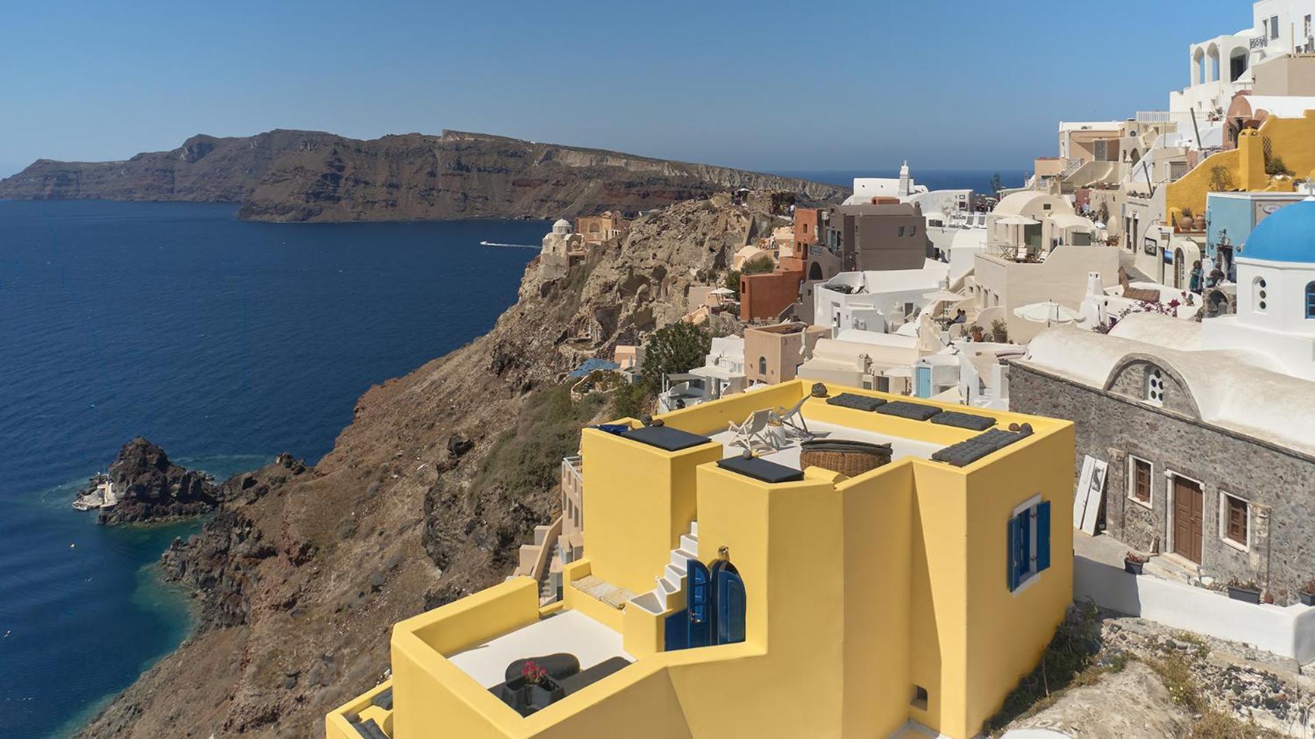 Ilivatos - Elegant Villa On The Caldera'S Edge Oia  Ngoại thất bức ảnh